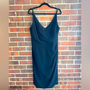 Dress the Population V-Neck Black Dress